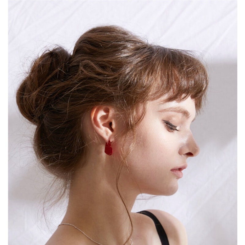 (Red Velvet 着用) TATIANA / Flat heart color.E 4color イヤリング 5,605円