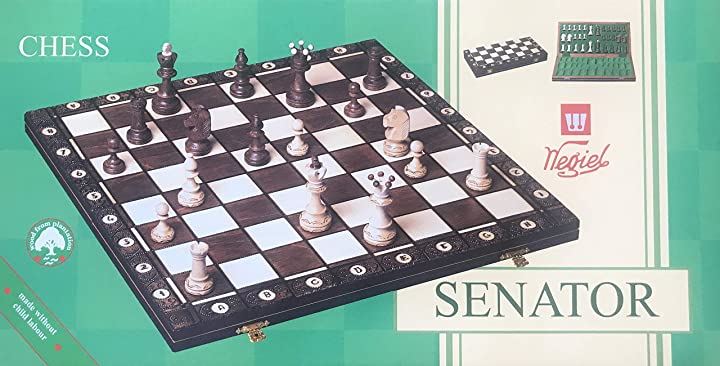 世界最高峰のハンドメイド・チェスセット Wegiel Chess Senetor セネター日本正規品