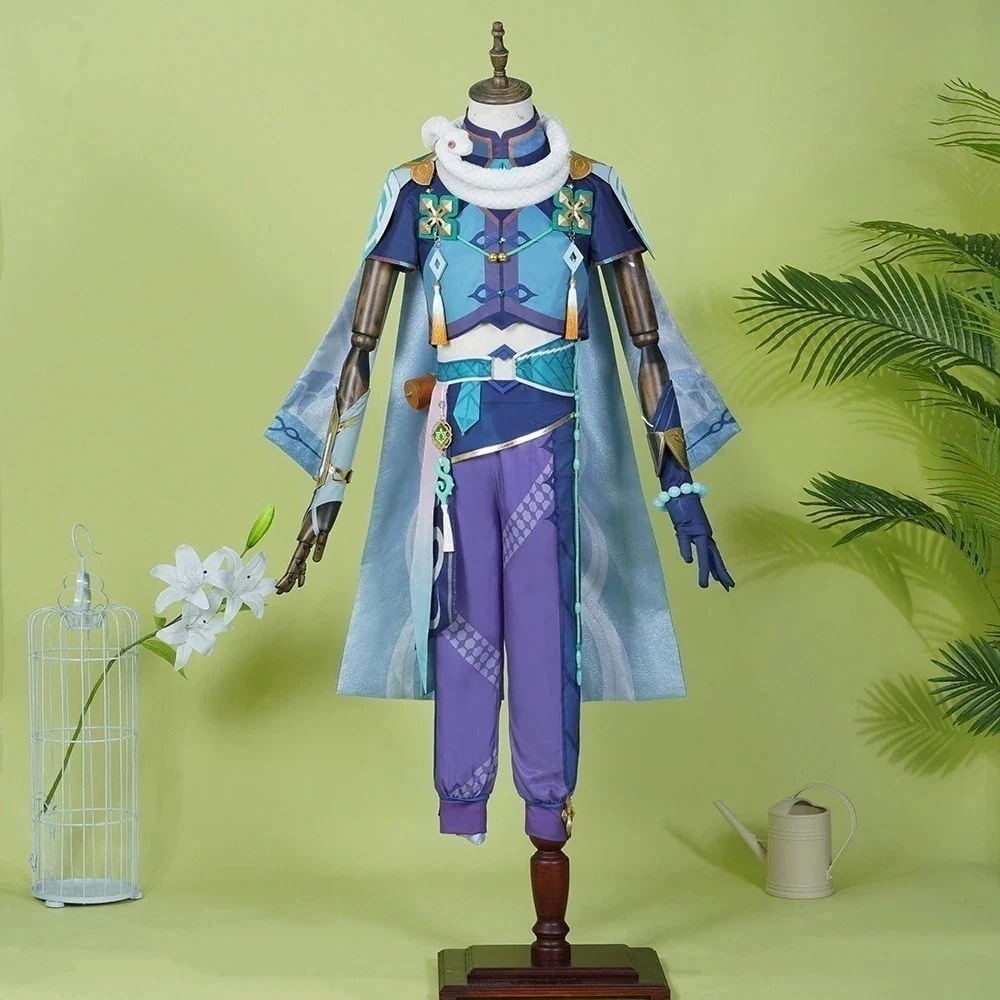 仮装 変装 ハロウィン コスチューム コスプレ衣装 ビャクジュツ 白朮 Genshin げんしん 原神 スーツ ハロウィン 2023年新作入荷コスプレ