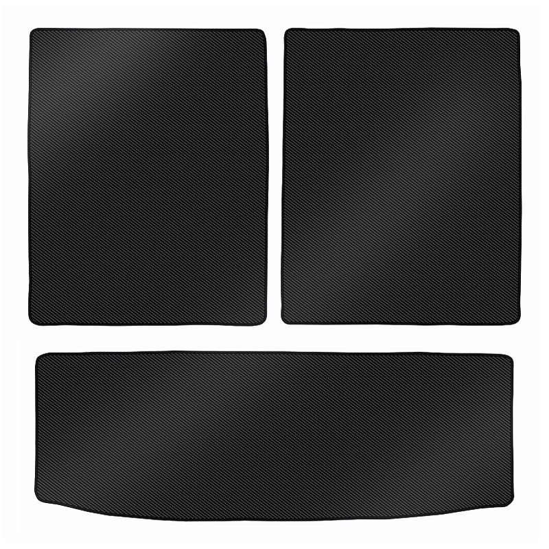 [防水マット]スズキ スペーシアギア MK53S ラゲッジマット フロアマット トランクマット [カーボン柄]