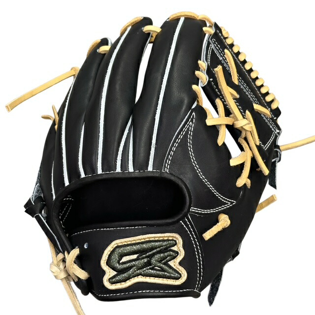 ジーエス(GS) 硬式グラブ 内野手用 GS OHI46 NBK 当て挟み型 ショートセカンド向け 右投げLH Nブラック