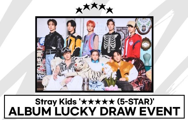 【soundwave giveaway/LUCKY DRAW】 3種セットStray Kids 3th album-五つ星5-STAR (Standard ver.)