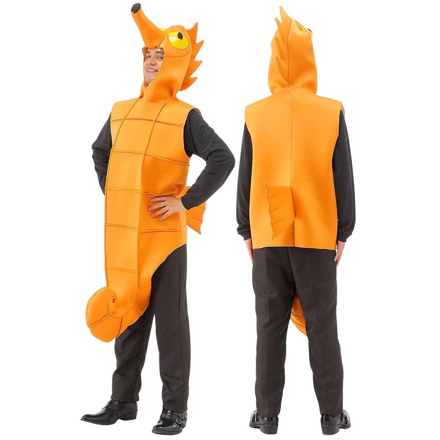 おもしろ コスプレ 面白い コスチューム ハロウィン 大人 仮装 忘会 新会 面白 衣装 コス 余興 タツノオトシゴ 面白 メンズ レディース 男 女