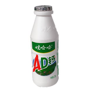 娃哈哈AD钙奶 ADガイナイ ビタミンAとDとカルシウム入りの乳飲料 220g