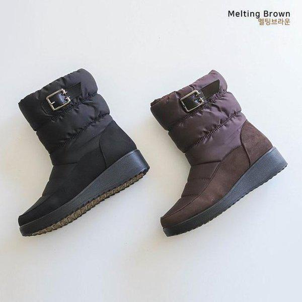 女性の毛皮の裏地防寒ブーツ パディングブーツ SS75