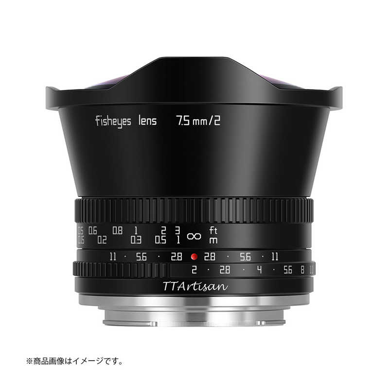 銘匠光学　カメラレンズ (フジフイルムX用)　TTArtisan 7.5mm f/2 C Fisheye