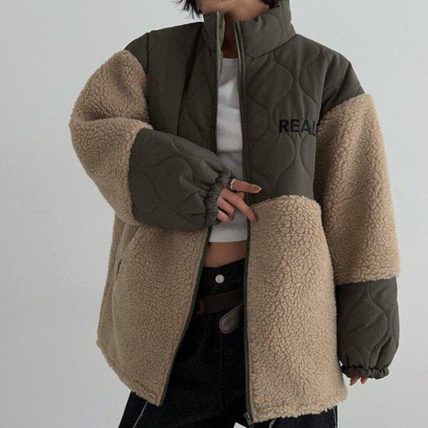 （PS）本当にリアルなウールジャケット 女性 冬