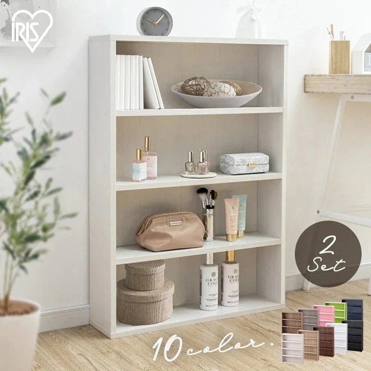 【人気商品】2個セットコミックラック CORK-8460送料無料 マンガ 漫画 小説 書籍 ブックラック 本棚 メガ割