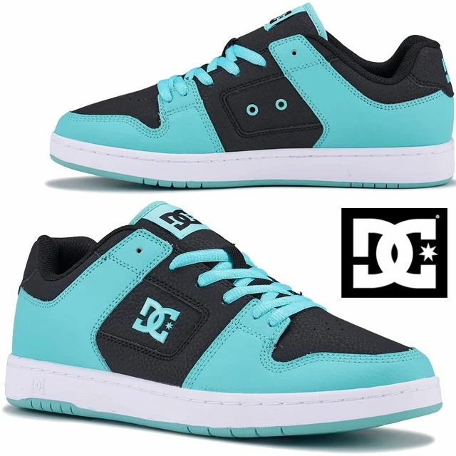 ディーシーシューズ メンズ 靴 マンテカ 4 スニーカー レディース カジュアルシューズ ローカット ブラック/ターコイズ DM251005 DC SHOES