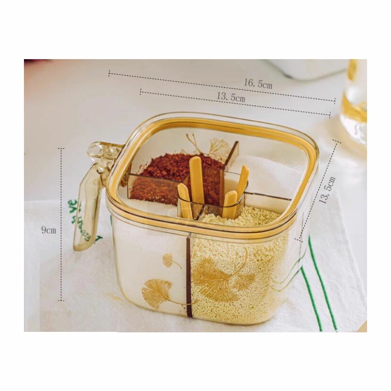多格調味料ボックスキッチン調味料缶家庭用塩缶調味料分注収納ボックス