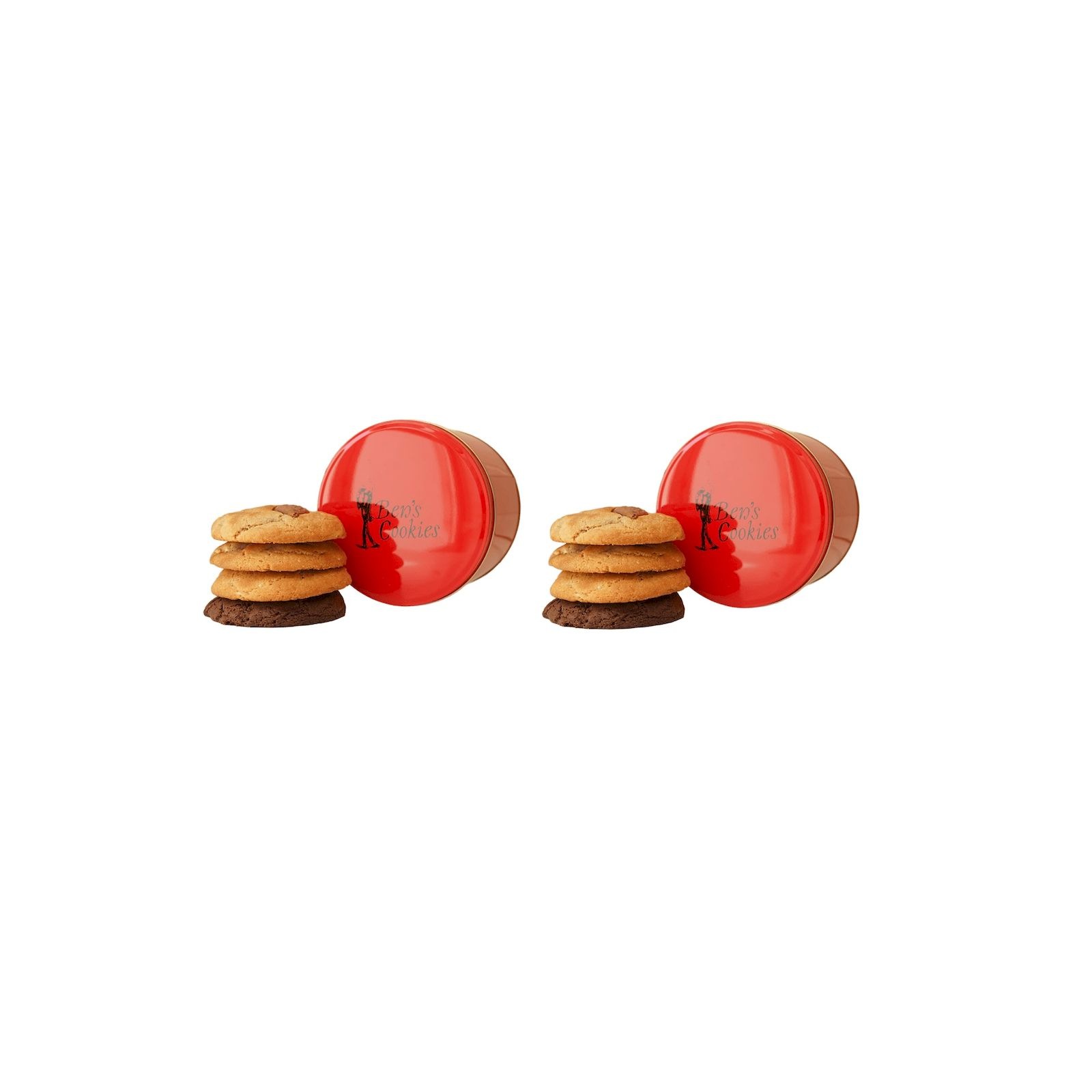 SMALL GIFT TIN (4 COOKIES)　クッキー詰め合わせ　4枚入りスモールギフト缶 Ben s Cookies×2個 クッキー ソフトクッキー ギフト缶