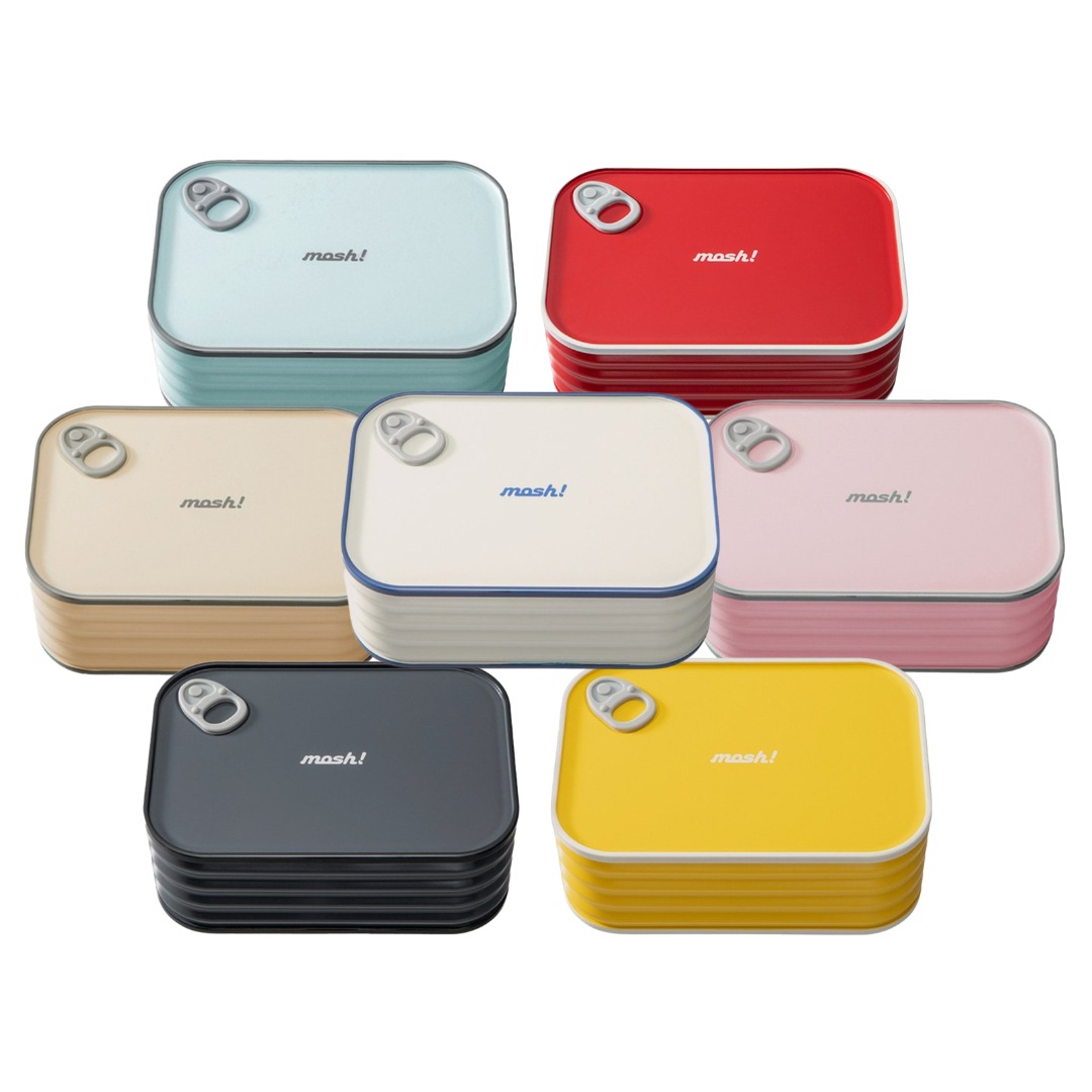 [mosh!] モシュ ラテ 1段 ランチボックス 600ml/お弁当箱/サラリーマン弁当箱