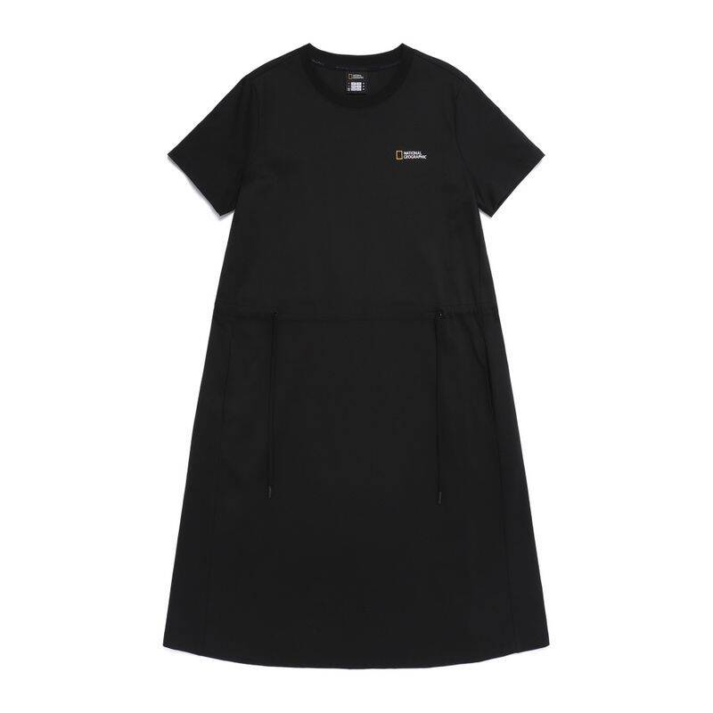 ナショナルジオグラフィック NATIONALGEOGRAPHIC N262WOP040 レディース エリカ 冷感 Hライン 半袖ワンピース BLACK N262WOP040099 420079