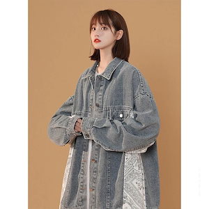 大人気！ デニムジャケット アアウター 秋ジャケット秋 コーデに役立つ デニムジャケット ブラウス レディース 韓国ファッション デニムジャケット コート