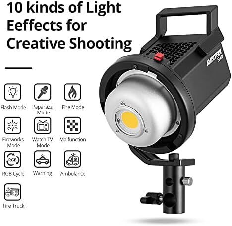 FL80 RGB FL80RGB LED ビデオライト 80W 2800K-10000K 屋外撮影照明調整明るさ調節 Bowens Mount Support APP