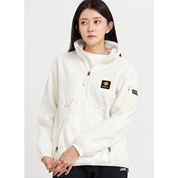 チュリ配色ボア半ネックアノラックJM4TZU403