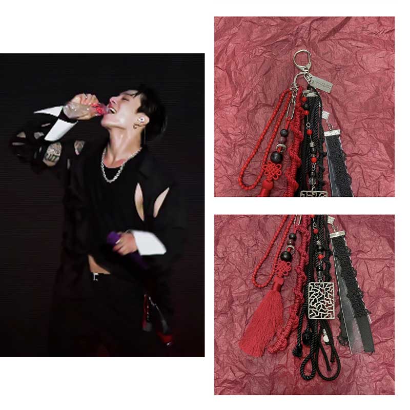 BTSジョングク(Jungkook)着用韓国伝統美ハンドメイドキーホルダーズボンかばんに飾り/韓国ファッション/韓国ファッションスタイル/韓国ストリートファッション/SNSで人気/韓国の人気ブラン