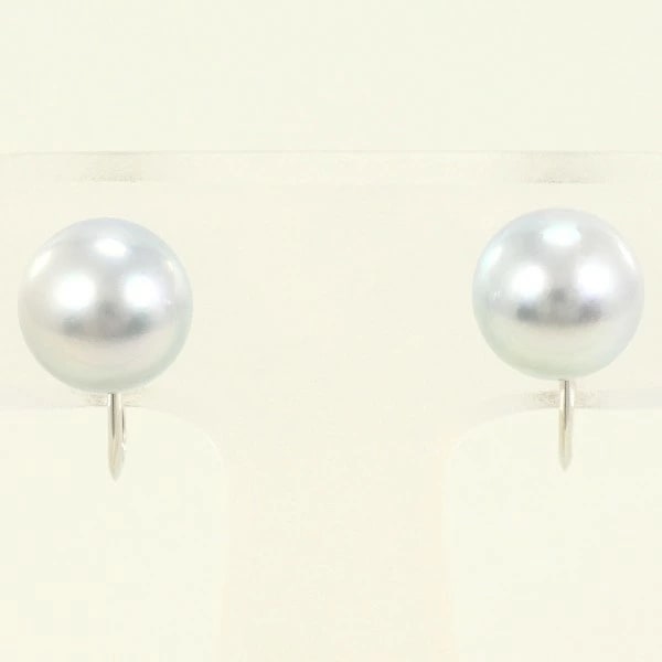 PT850 プラチナ イヤリング パール (真珠) 中古