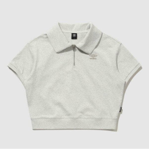 半袖Tシャツ PQA UQ222CFS41-OAT ウーマンズ半袖カラーTシャツ／オートミール