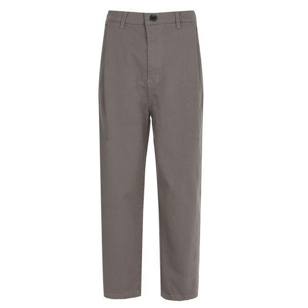 メンズダーツピンタック スリムワイドコットンパンツ NE PTA Q002 モカ_P422138896