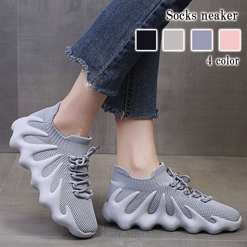 スニーカー レディース ソックススニーカー キャンバス ボア グレー ピンク 厚底 白 5E かわいい 疲れない ハイカット 4E 新作 冬 あったか 24.5 おしゃれ 秋 歩きやすい ブランド ス
