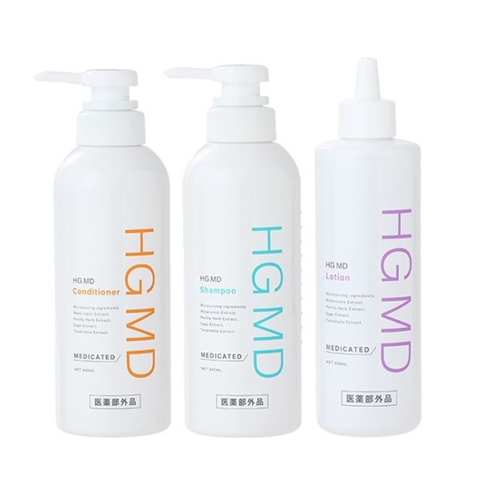 HARG ハーグ 薬用HGドクターズヘアケアシリーズ HG MD（エムディ）ヘアケアセット　シャンプー コンディショナー ローション　白髪改善 育毛