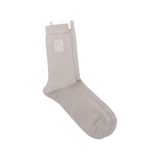 BRUNELLO CUCINELLI Men Ankle Socks MCS93561 CSJ77 NEUTRALS