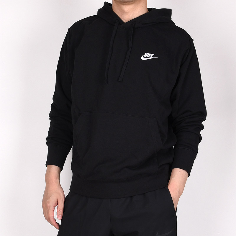 NSW FT クラブ プルオーバー L/S フーディ CZ7858 010 黒 メンズ カジュアル パーカー ファッション アウター ウエア
