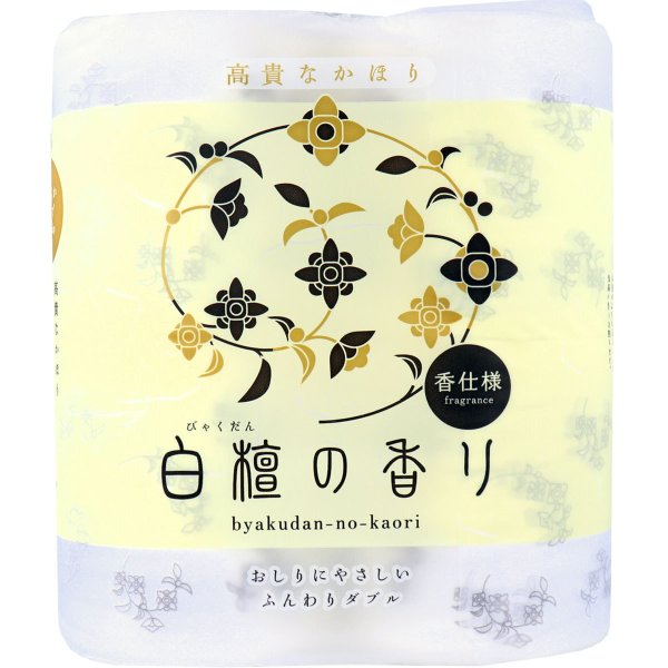 トイレットペーパー 四国特紙 白檀の香り ダブル30m 4ロール入り X12パック 6,258円