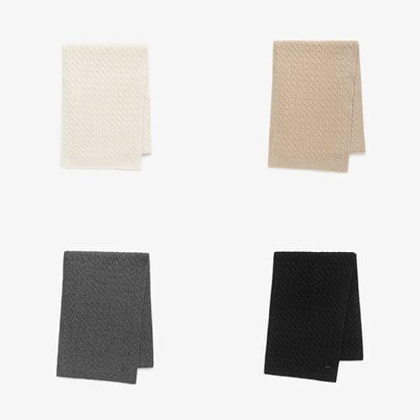 （男性）（男女兼用）ケーブルウールマフラー（RE101E-55N）4色の中から1つ選択