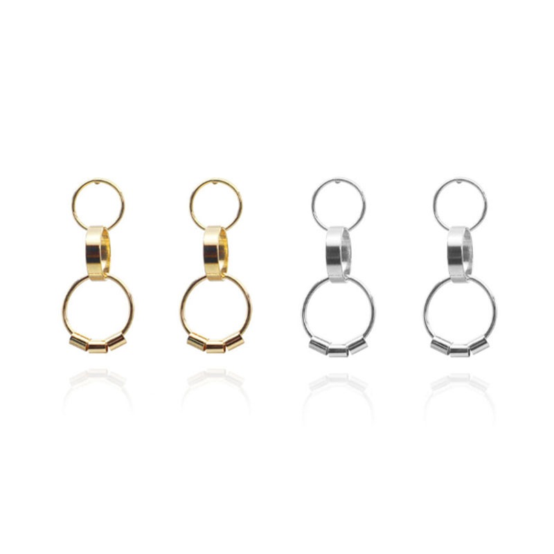 [少女時代ユナヘイズ着用]三輪イヤリング/韓国ファッション/韓国ファッションスタイル/韓国ストリートファッション/SNSで人気/韓国の人気ブランド