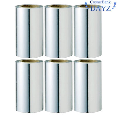 アイビル プロフェッショナル カラーホイル シルバー 100m 6点セット