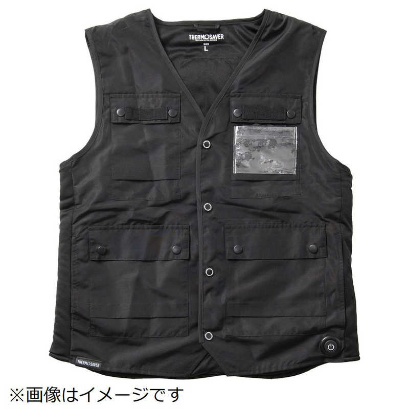 マック　マルチサックヒートベスト ブラック L　AS3890