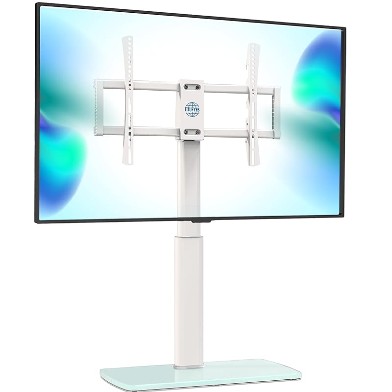 FITUEYES テレビスタンド 壁寄せテレビスタンド テレビ台 卓上地面両用 首振り可能 4385インチ対応 大型テレビ向け 荷重50KG 高さ調節可能 FT-E1632GW