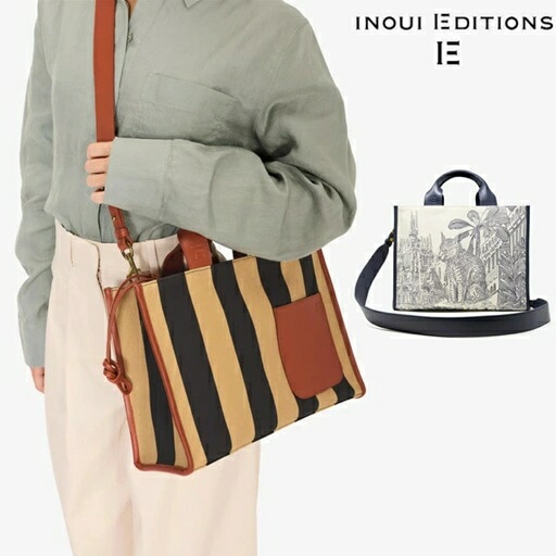 イヌイエディションズ INOUI EDITIONS トートバッグ ハンドバッグ ショルダー 100%コットン 100% COTTON inouitoosh イヌイトゥーシュ MA21NP64 MA2