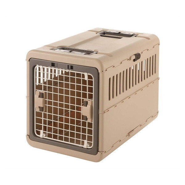 キャンピングキャリー折り畳み L ダークブラウン