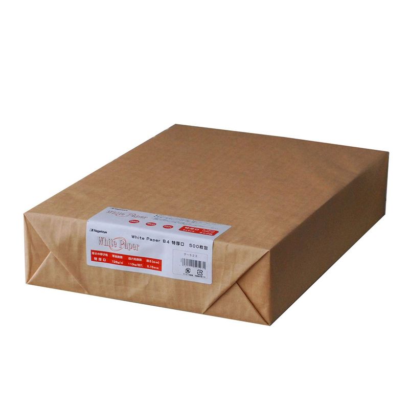 ホワイトペーパー B4 特厚口 500枚 ナ-5230360523