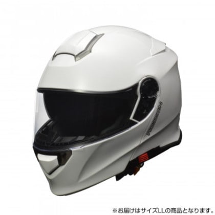 REIZEN フルフェイス インナーシールド付き モジュラーヘルメット LLサイズ(61-62cm未満) ホワイト