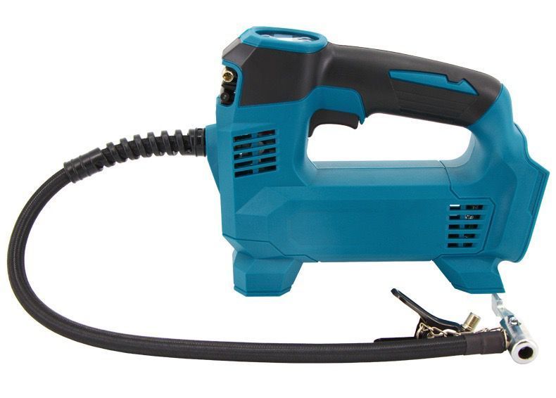 充電式空気入れ　18V 米英仏バルブ&ボール浮き輪バルブ付き マキタバッテリー対応可能【バッテリーと充電器別売】