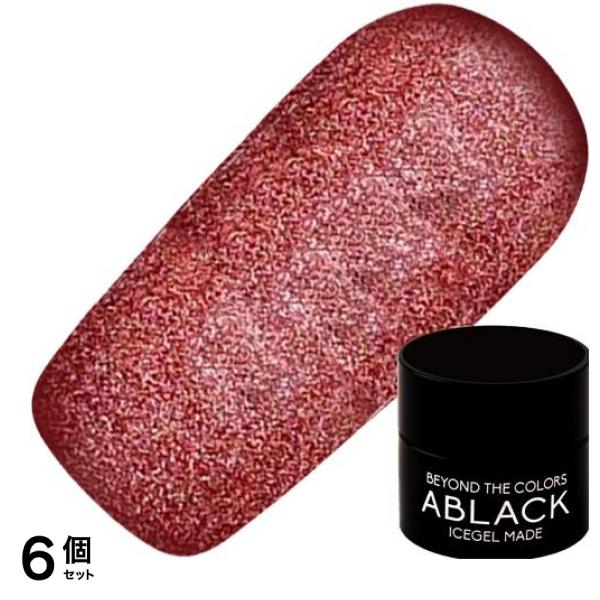 ICEGEL(アイスジェル) A BLACK スターギャラクシージェル 1162 MAGICALLY シャンパンレッド 3g 6個セット