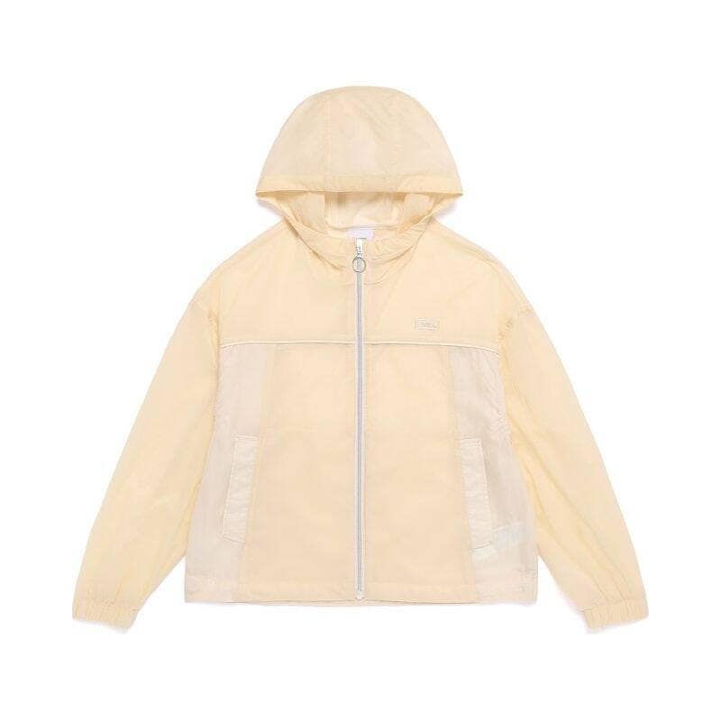 ナショナルジオグラフィックキッズ NATIONAL GEOGRAPHIC KIDS K262GJK910 女の子用 軽量ウィンドブレーカー ジャケット CREAM 5009501295 362809