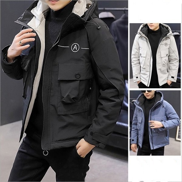 ダウンジャケット ダウンコート メンズ ダウン フード付き セール アウトレット メンズトップス メ