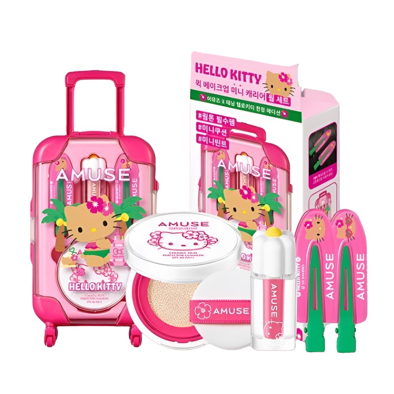 [タンニングハローキティ] クイックメイクミニキャリア （ワーム/クール）