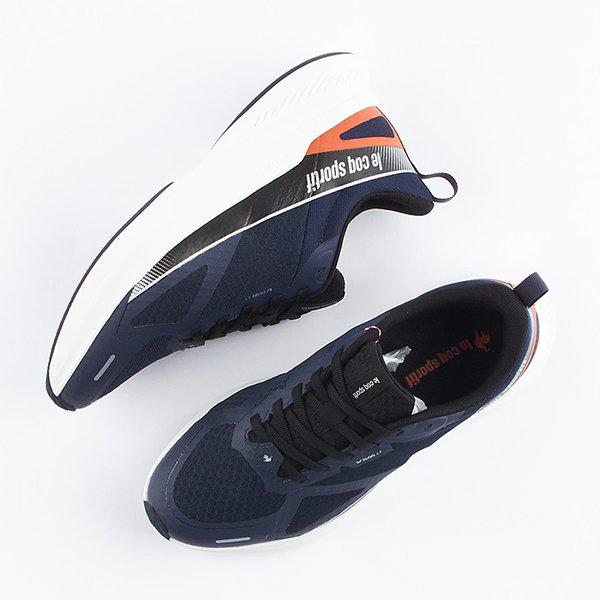 共用 VIVA FOAM ビバフォーム メッシュ ランニングシューズ ネイビー QP323PRN71