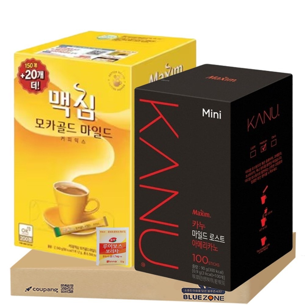 [ブルーゾーン]マキシムモカゴールドマイルド170ティー+カヌーミニマイルドローストアメリカーノ100ティーティーバッグ