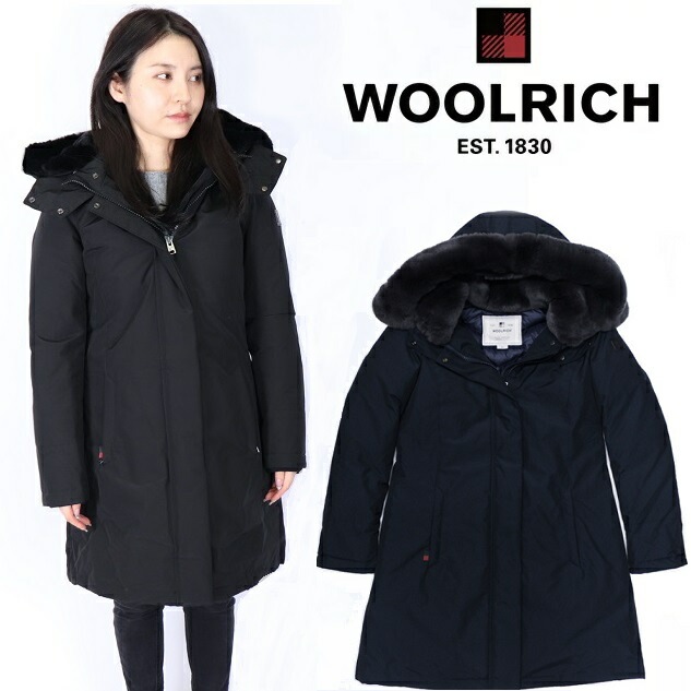 ウールリッチ ダウン レディース woolrich ダウンジャケット BOW BRIDGE COAT WW0165 コート ダウンコート 防寒 ナイロン フェイクファー ファー プレゼント アメリカ