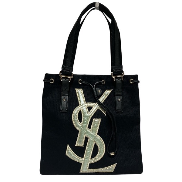 イヴ・サンローラン カハラ 123435 ブラック バッグ トートバッグ レディース 【中古】