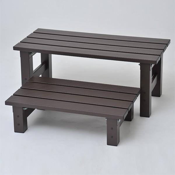 アルミ縁台 セット 60cm 78cm アルミ製 ステップ台 踏み台