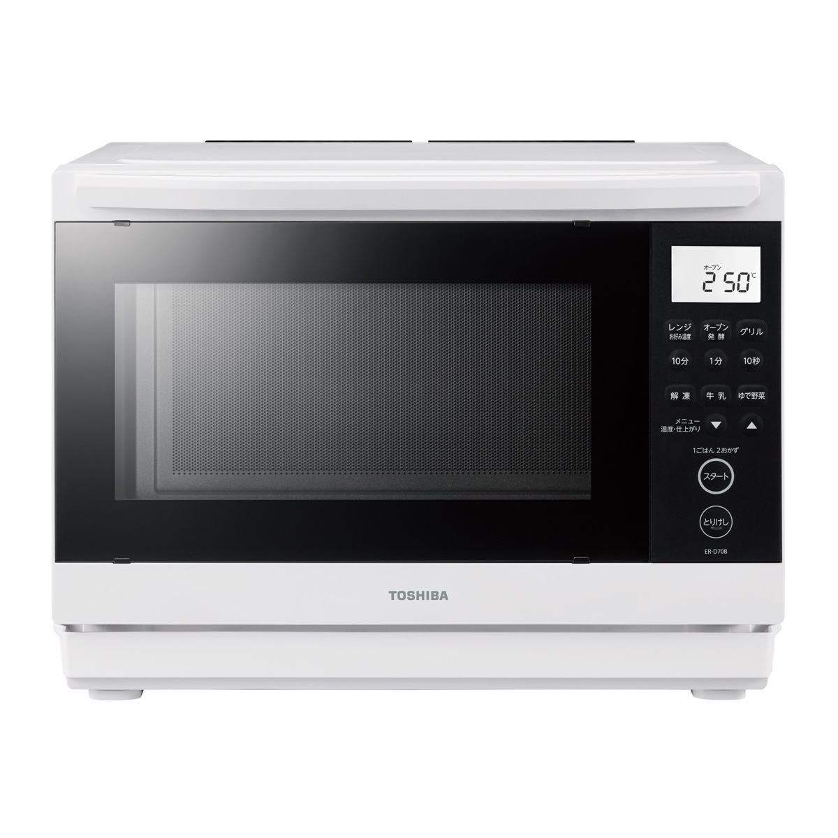 東芝 ER-D70B-W 簡易スチームオーブンレンジ　26L　ホワイト ERD70BW