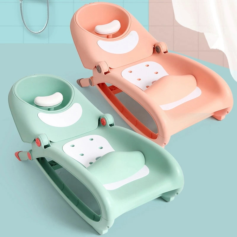 ベビーチェア シャンプーチェア ベービー用品 折りたたみ式 バスチェア お風呂 子供用 ピンク グリーン 男の子 女の子 2カラー 収納簡単 滑り止め 折りたたみ お風呂 浴用 幼児用 便利 ベビーバ 5,860円